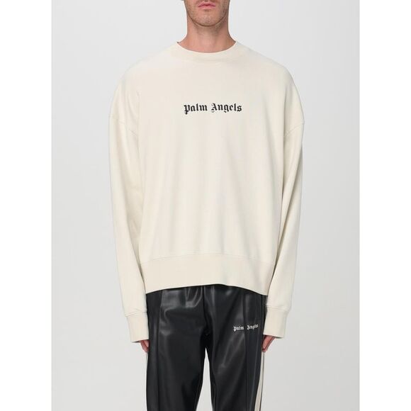 Palm Angels Sweatshirt Men Yellow Cream